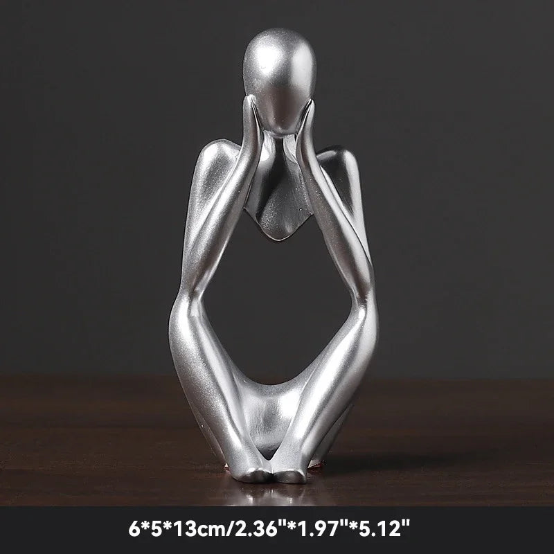 Nordic Style Thinker Sculpture