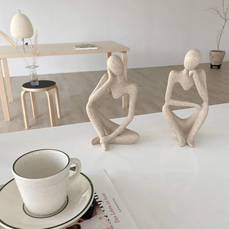 Nordic Style Thinker Sculpture