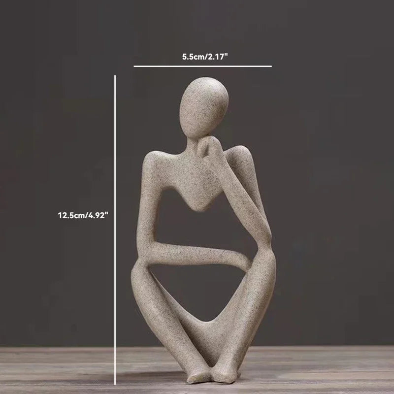 Nordic Style Thinker Sculpture