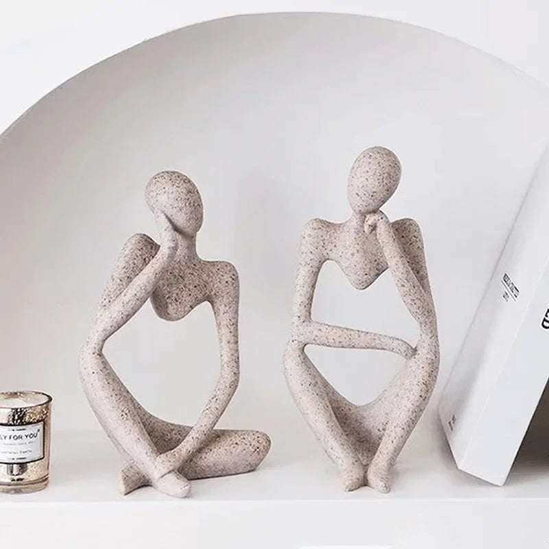 Nordic Style Thinker Sculpture