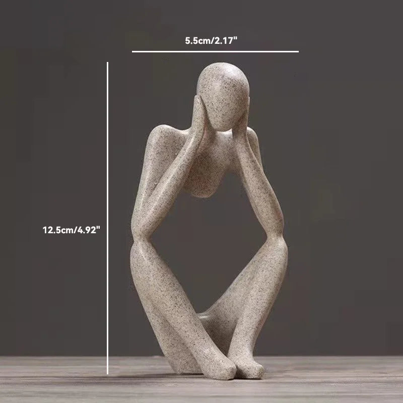 Nordic Style Thinker Sculpture
