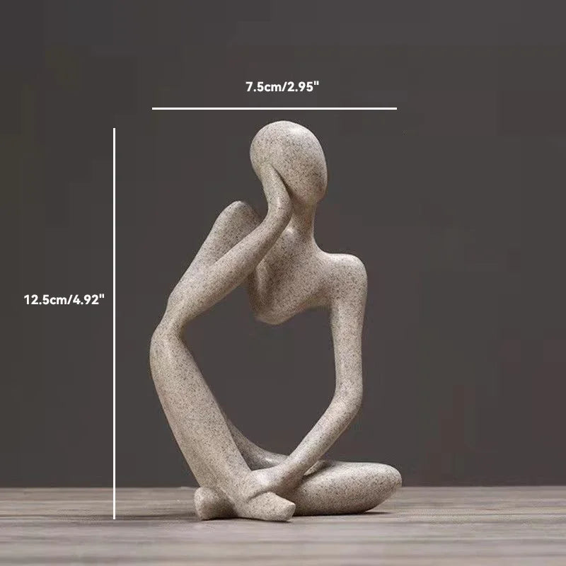 Nordic Style Thinker Sculpture