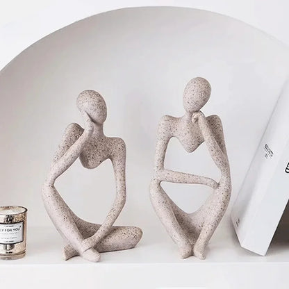 Nordic Style Thinker Sculpture