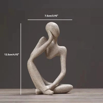 Nordic Style Thinker Sculpture